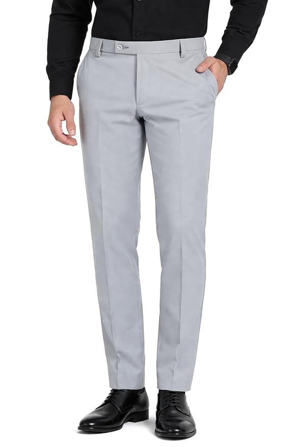 Men's Premium Slim Fit Formal Trousers | Office Wear Business & Party Pants